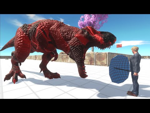 NIGHTMARE T-REX DEATH RUN | Animal Revolt Battle Simulator