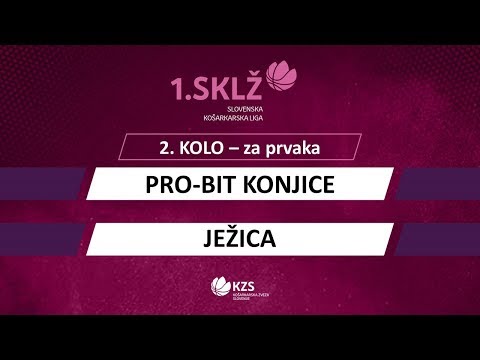 Pro-Bit Konjice : Ježica - 2. kolo, za razigravanje - 1. Ž SKL - Sezona 2019/20 - 3/4