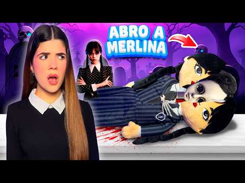 I opened Merlina's plush toy and discovered her real rotten skeleton. | Ani Cat