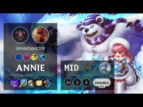 Annie Mid vs Galio - EUW Grandmaster Patch 10.16