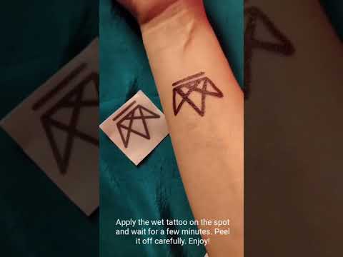 How to Make Temporary Tattoo with Perfume (Using Printer)