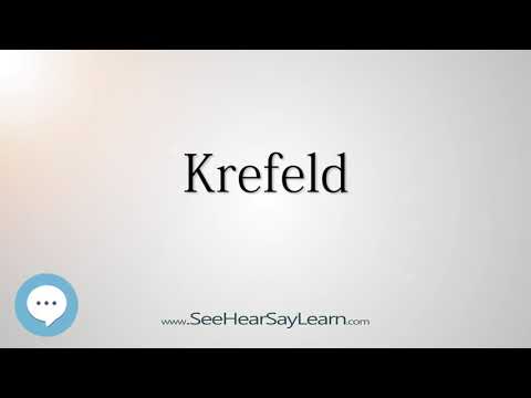 Krefeld (How to Pronounce Cities of the World)💬⭐🌍✅