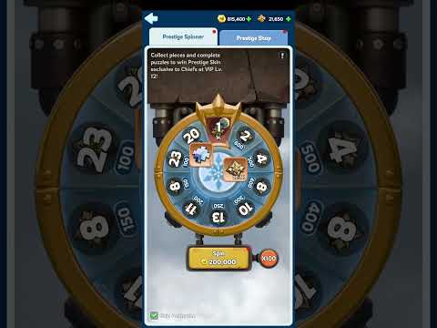 Whiteout Survival - Doing 1 Million Worth of Vip Points - Prestige Spinner - Globe Skin