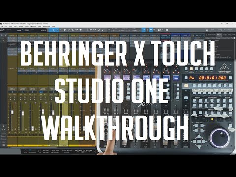 Behringer X-Touch | Studio One: Complete Walkthrough (+ SMALL AMAZING MODS!!)