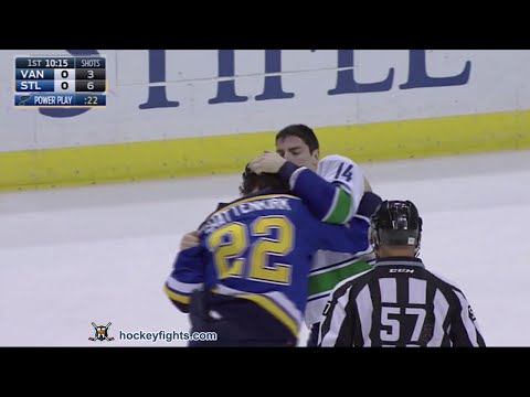 Alexandre Burrows vs Kevin Shattenkirk