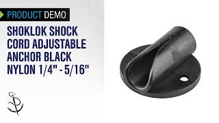 Demo of ShokLok Shock Cord Adjustable Anchor