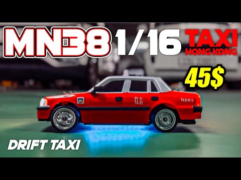 RC Drift Car! MN38 1/16 RC Hong Kong Taxi