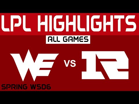 WE vs RNG Highlights ALL GAMES LPL Spring Split 2024 Team WE vs Royal Never Give Up by Onivia