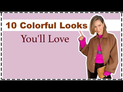 The Hottest Shades of the Season - 10 Colorful Fall/Winter Looks You'll Love