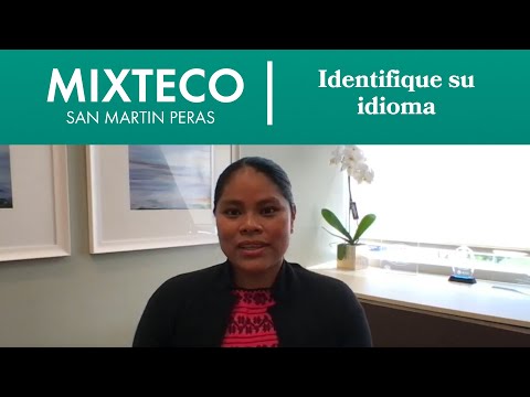 Mixteco San Martin Peras - Identifique su Idioma