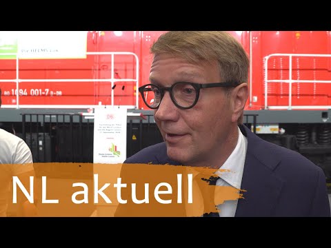 Bahnwerk Cottbus | Bahnvorstand Ronald Pofalla über Ausbau (ICE, Hybridloks)