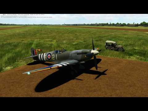 Spitfire LF Mk. IX Operation Epsom | Mission 4: Scramble | DCS World Gameplay | 1080p