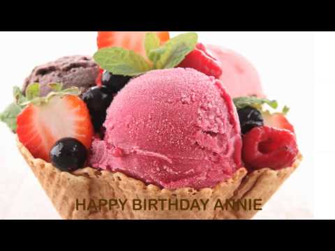Annie   Ice Cream & Helados y Nieves - Happy Birthday