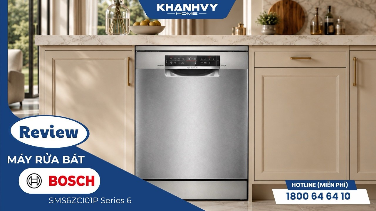 Máy rửa chén Bosch SMS6ZCI01P Series 6