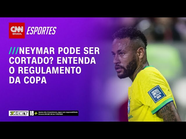 Lesão de Neymar: jogador pode ser cortado da Copa do Mundo? Entenda | LIVE CNN