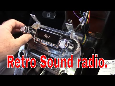 Retro sound radio in a classic Mustang. Jade part 108.