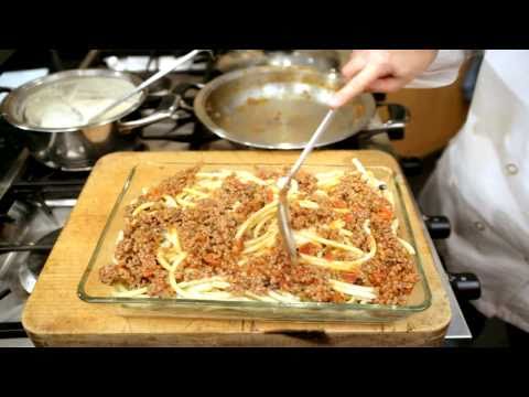 GreekFoodTv☼ Pastitsio - Greek Baked Pasta, Ground...