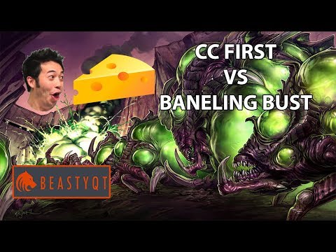 StarCraft 2: COMMAND CENTER FIRST VS BANELING BUST?!