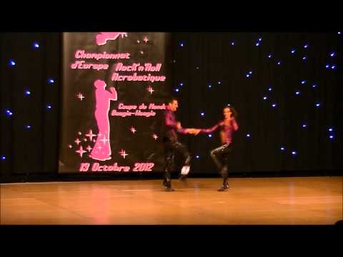 Florian BARON und Guylaine GOLF World Masters Rock´n´Roll Genf 13.10.2012 Foot technique