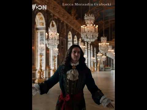 King Louis XIV presenting the Versailles Hall of Mirrors to the French court 🇫🇷 #LouisXIV #Baroque