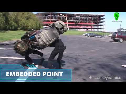 BIG DOG - MILITARY ROBOT | BOSTON DYNAMICS MUSCLE CAT | SOLDIERS FRIEND | EmbeddedPOINT