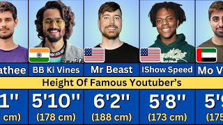 Height of Famous Youtuber | Height Comparison of Famous Youtuber