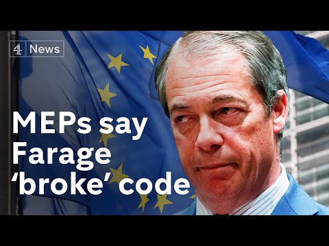 Nigel Farage accused of ‘serious breach’ of MEPs’ code of conduct in leaked letter