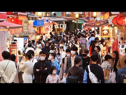 人影のない街角、今年は一転　ＧＷの神戸、４年の変遷を定点撮影