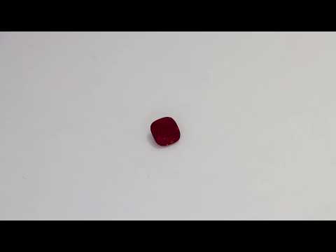 Rubino Birmano, taglio a cuscino, 0.29 ct Video