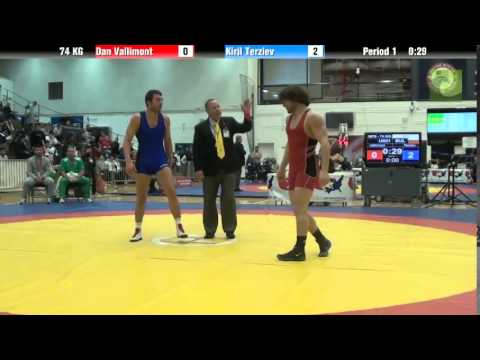 74 KG R16 - Dan Vallimont (NYAC) vs. Kiril Terziev (Bulgaria)
