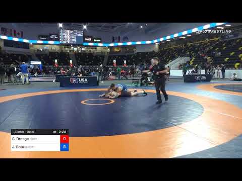 97 Kg Quarterfinal - Chris Droege, Compound Wrestling- Great Lakes Regional Training Center Vs Jam