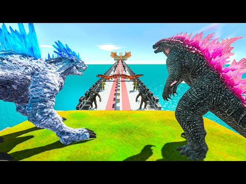 Who is the STRONGEST Kaiju? | Evolved GODZILLA vs SHIMO vs Every Monster in ARBS