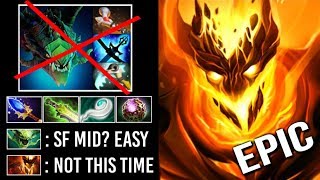 OMG! GOD Level TP Bait Shadow Fiend Scepter Eul&#39;s vs Viper Mid Epic Combo Gameplay by Sccc Dota 2