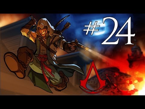 The Creed - Assassin's Creed 3 Gameplay / Walkthrough w/ SSoHPKC Part 24 - Wilhelm Scream Ahoy