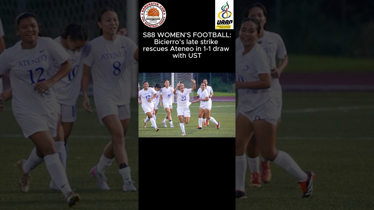 UAAP Women's Football: Jada Bicierro to the rescue as Ateneo salvages draw vs UST