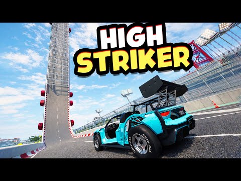 Which Randomly Generated Car Config Can CLIMB The HIGHEST On Car Jump Arena? - PT. 2 -  BeamNG Drive