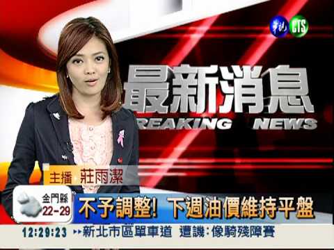 不予調整! 下週油價維持平盤