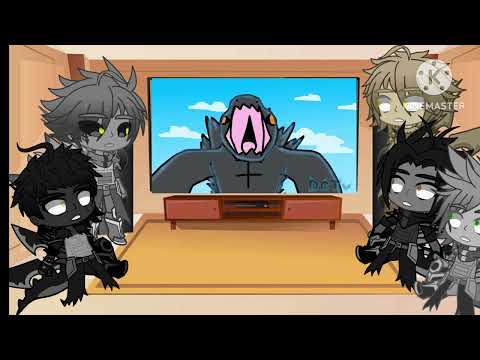 Four Dagon's Warriors react MechaGodzilla vs Anguirus.