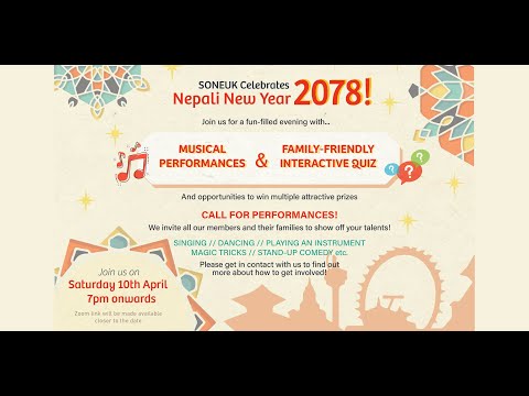 SONEUK Nepali New Year Celebration & Quiz