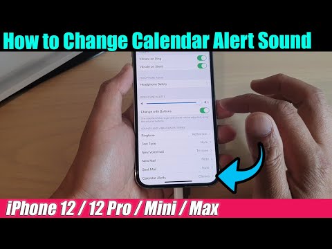 iPhone 12/12 Pro: How to Change Calendar Alert Sound
