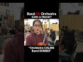 Calm or Bomb? Band VS Orchestra