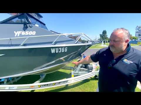 YELLOWFIN 6500 FOLDING HARD TOP - EX DEMO SPECIAL