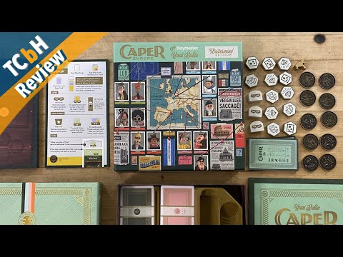 Caper: Europe is a charming new contender for best 2 player drafting game - TCbH Review