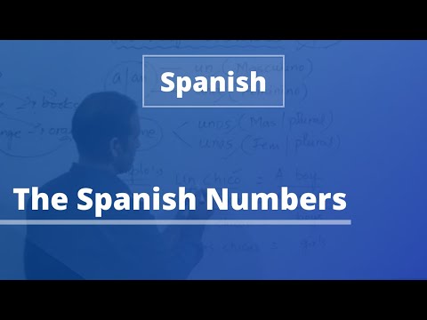 Spanish - The Spanish Numbers.