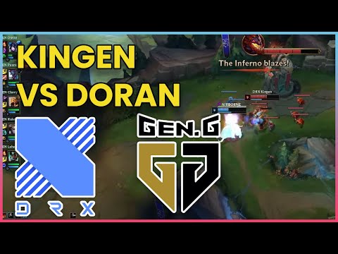 DRX Kingen vs GEN Doran
