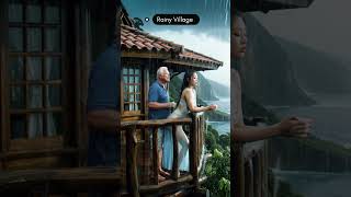 Heavy rain sounds for sleeping - Rainstrom and thunder 57 #Heavyrain #Viralshorts #Rain