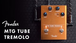 Video thumbnail for Introducing the MTG Tube Tremolo Pedal | Effects Pedals | Fender by Fender