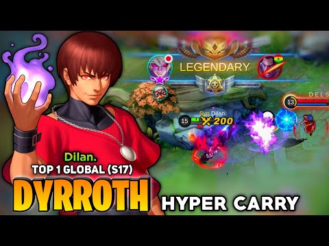 Legendary Gameplay HyperCarry Dyrroth [Former Top 1 Global Dyrroth S17] by dilan. - Mobile Legend