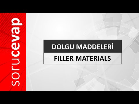 Dolgu Maddeleri