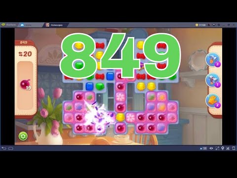 💖 Homescapes Level 849 💖 ❣️No Booster❣️